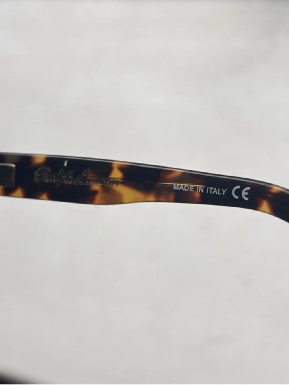 Ralph Lauren Tortoiseshell Aviator Sunglasses with Dark Brown Lenses